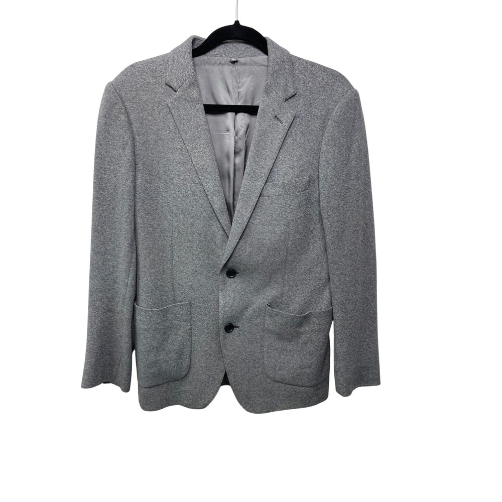 Bonobos Jetsetter 36R Slim Fit Grey Cotton Sport Blazer Lanificio Fortex Italy